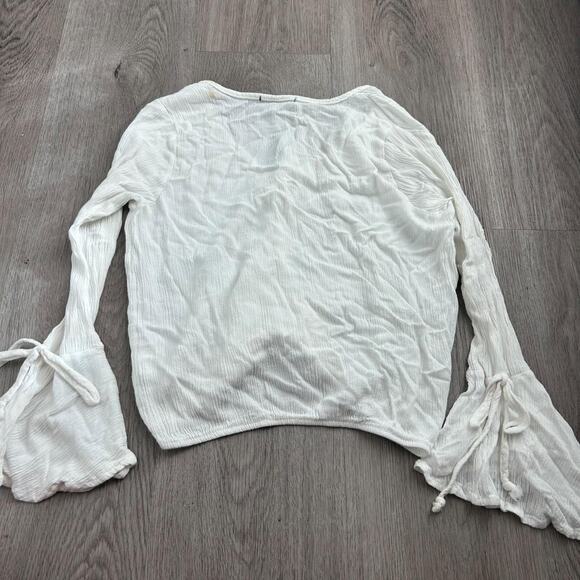 Ambience flowy white flare sleeve - Picture 3 of 5